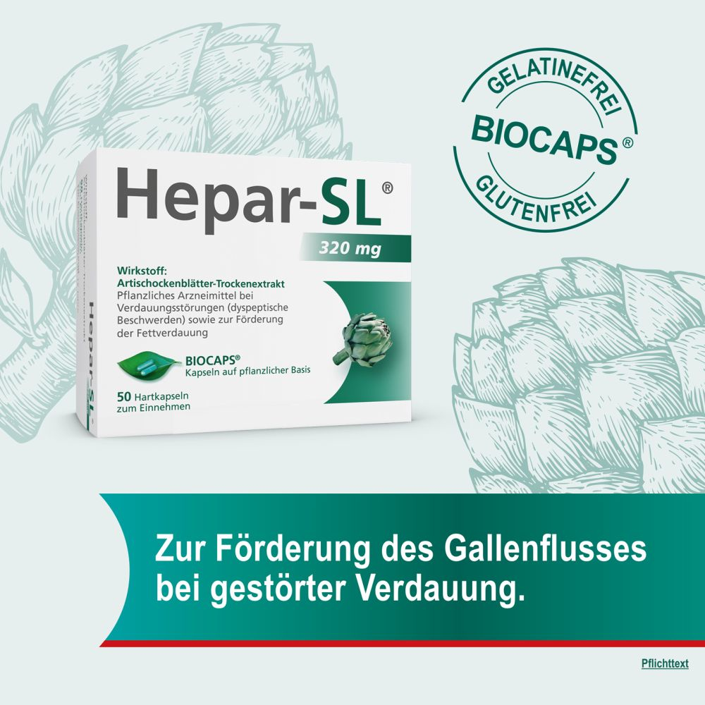 HEPAR SL 320 mg  50 St Hartkapseln