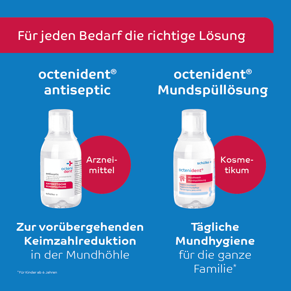 octenident antiseptic ANTISEPTISCHE MUNDSPÜLLÖSUNG 250 ml Lösung