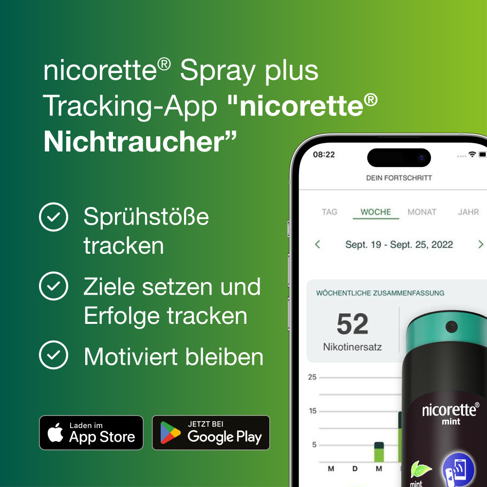 nicorette fruit & mint Spray 6er Set 3X2 St Spray