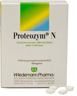 PROTEOZYM N Dragees 20 St Dragees