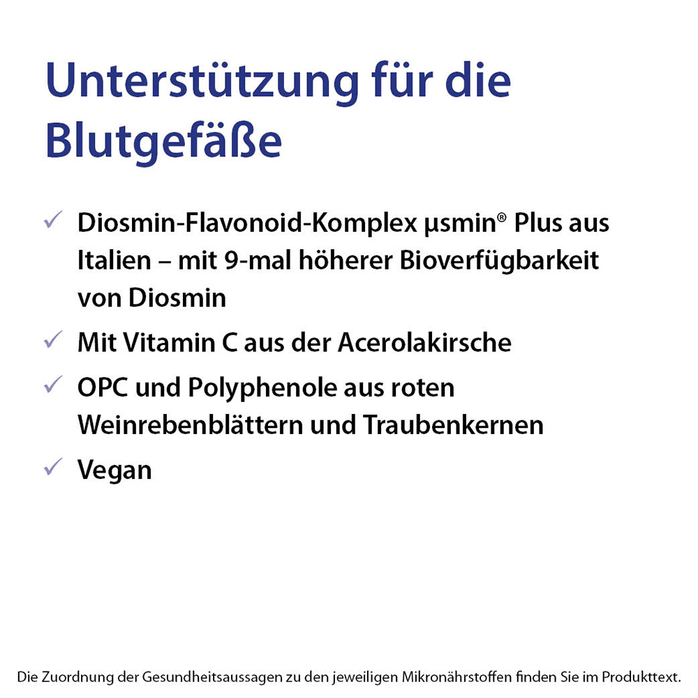 Dr. Jacob's Diosmin OPC ProVenis Polyphenole Weinreben vegan