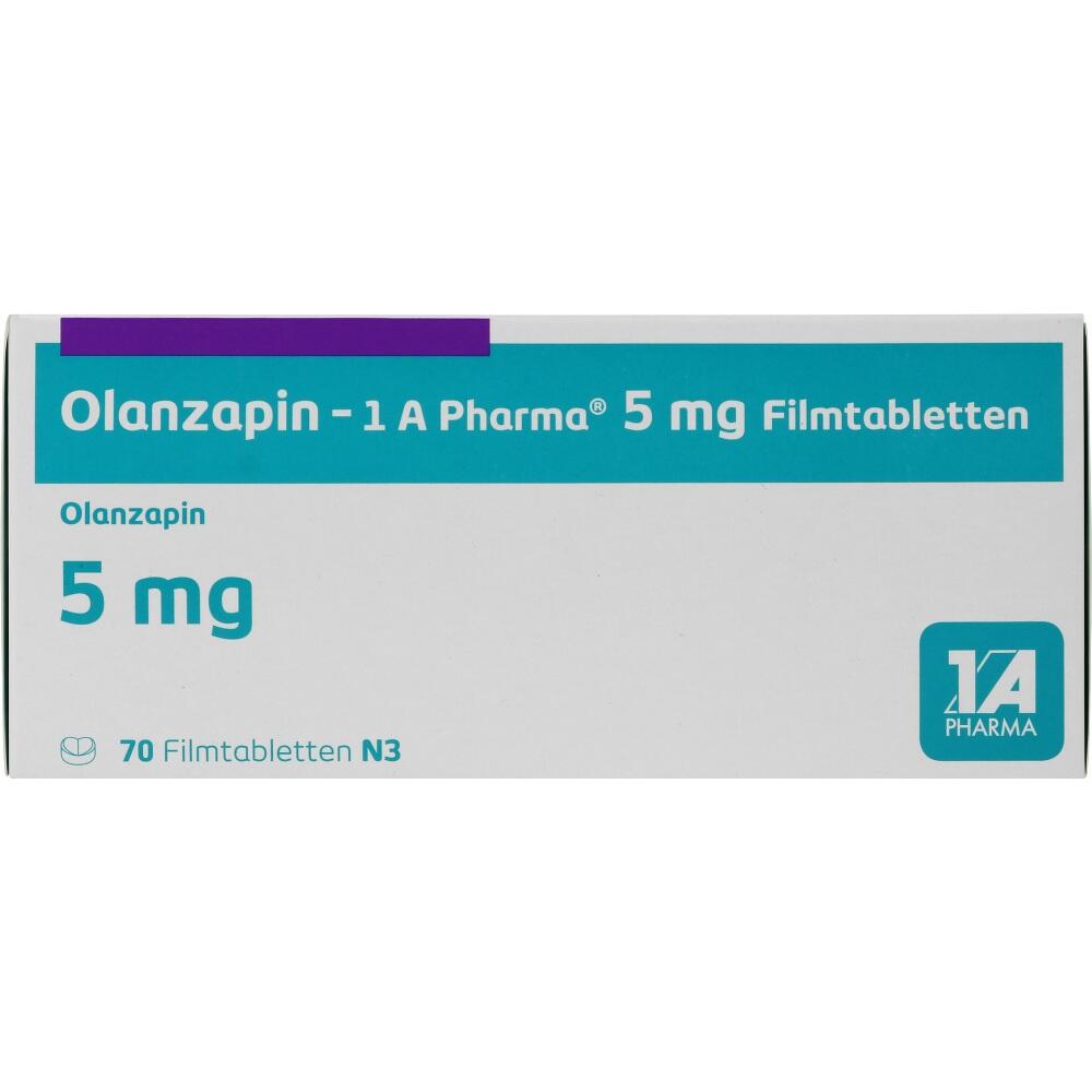 Olanzapin-1 A Pharma 5mg 70 St Filmtabletten