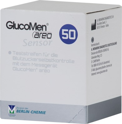 GlucoMen areo Sensor Teststreifen 50 St Teststreifen