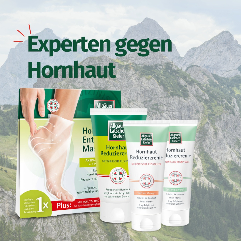 Allgäuer Latschen Kiefer Hornhaut Reduziercreme 150 ml Creme