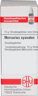 MERCURIUS CYANATUS D 6 Globuli 10 g Globuli