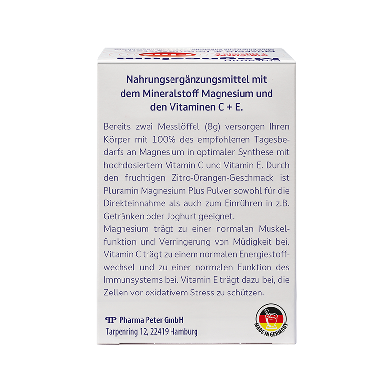 Pluramin Magnesium Plus Muskeln & Immunsystem 180 g Pulver