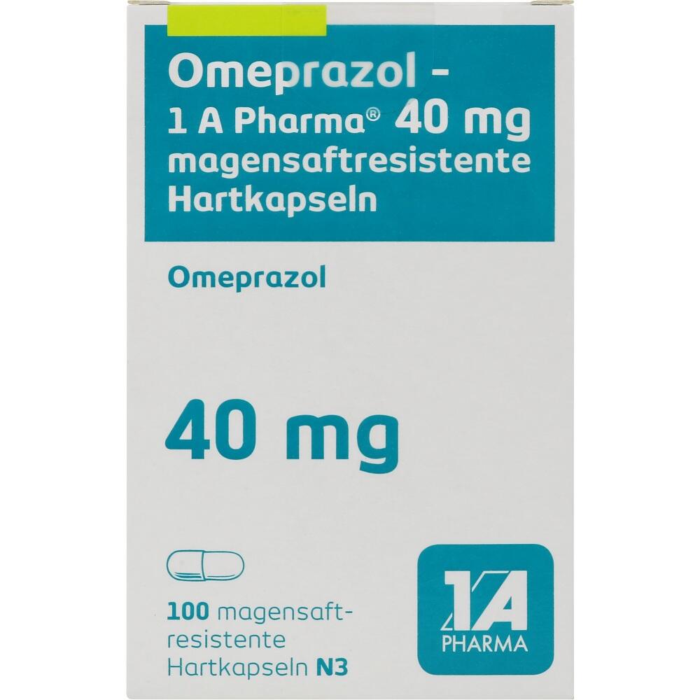 Omeprazol-1 A Pharma 40mg 100 St Magensaftresistente Hartkapseln