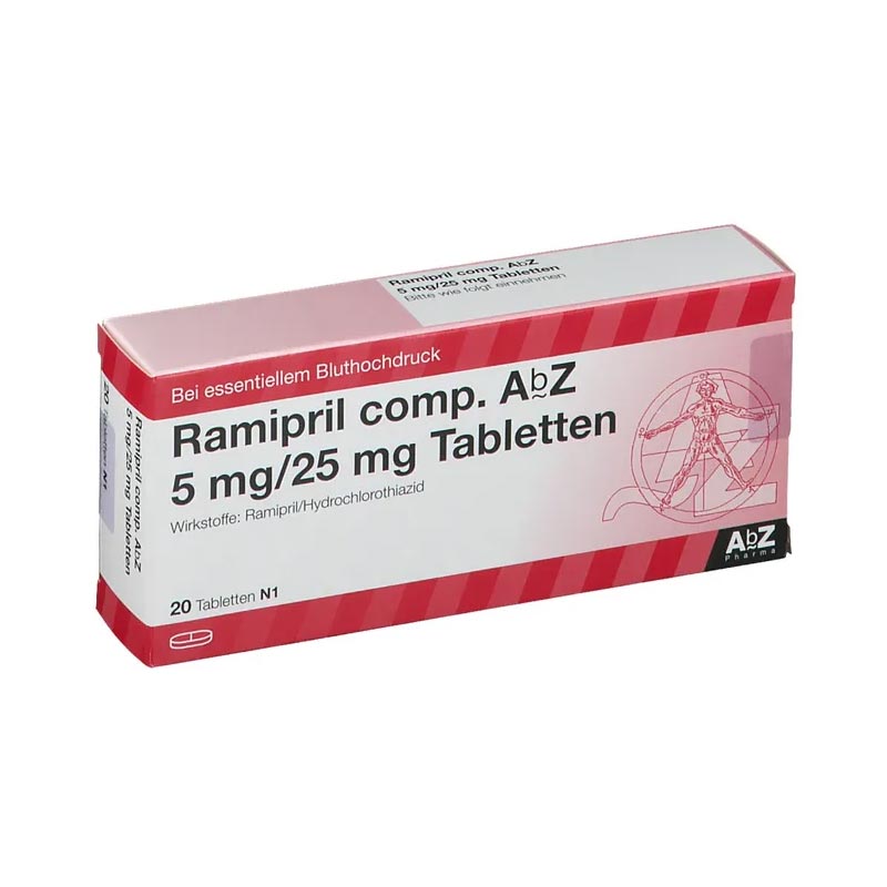 Ramipril comp. AbZ 5mg/25mg 20 St Tabletten