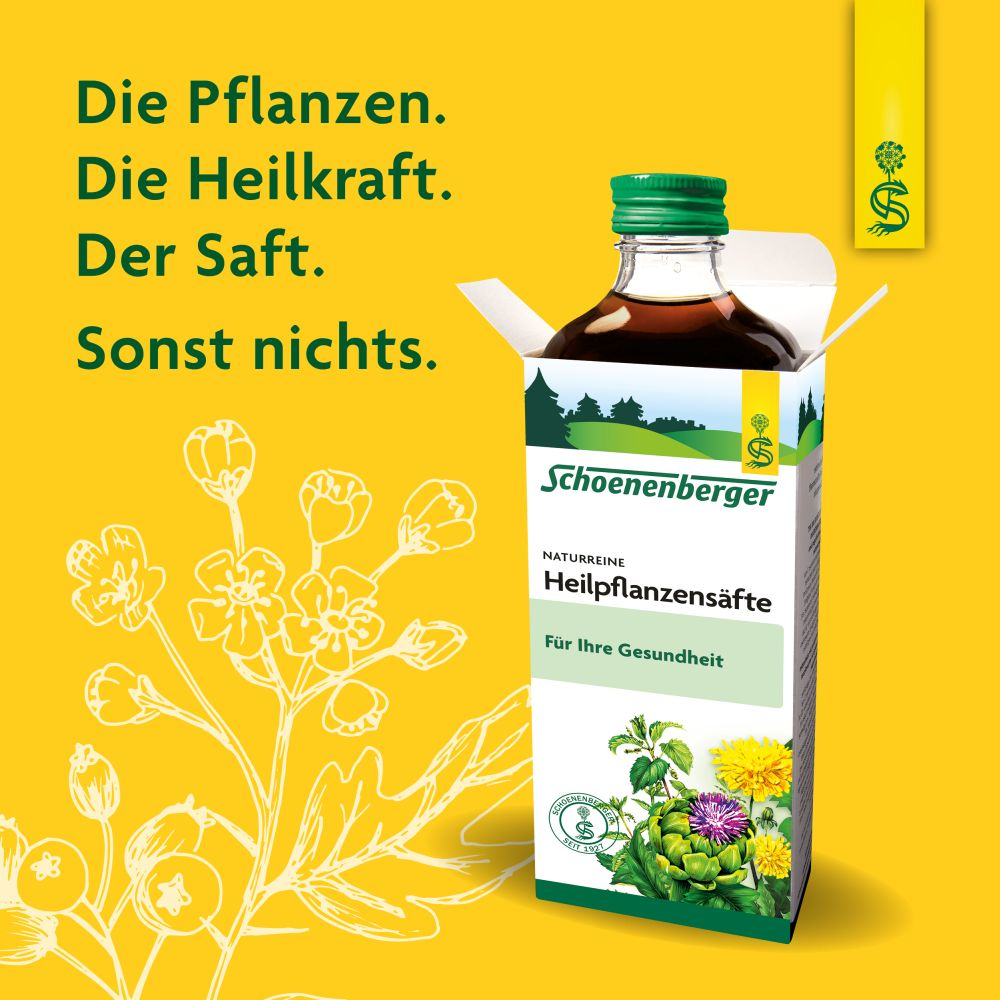 Schoenenberger Brennnessel Naturreiner Heilpflanzensaft 3X200 ml Saft