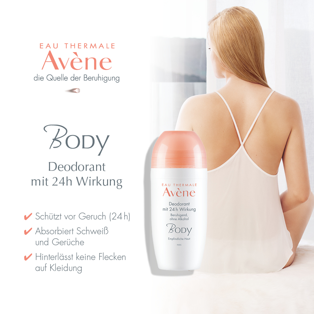 Avène BODY Deodorant Mit 24h Wirkung  50 ml