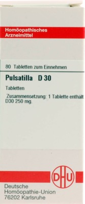 PULSATILLA D 30 Tabletten 80 St Tabletten