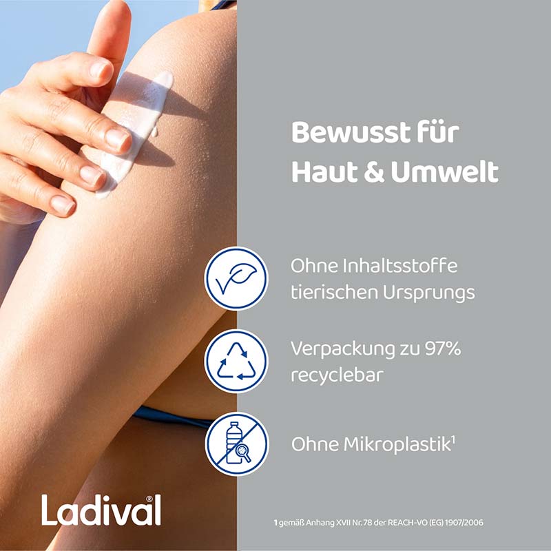 Ladival Aktiv Sonnenschutz-Spray LSF 50+: Sonnencreme für den Körper, ideal für Sport und unterwegs, extra wasserfest & schweißresistent, mit 3-fach Zellschutz, 150ml  