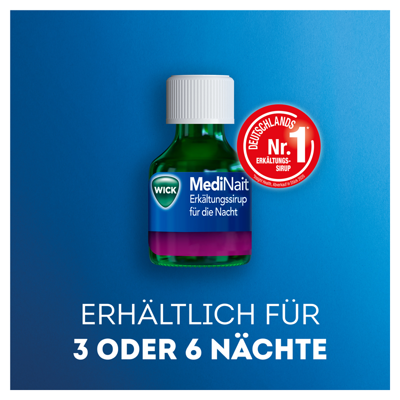WICK MediNait Erkältungssirup für die Nacht 180 ml Sirup