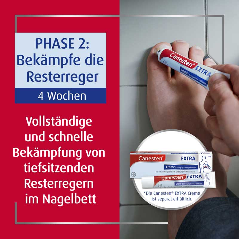 Canesten EXTRA Nagelset 1 St Salbe