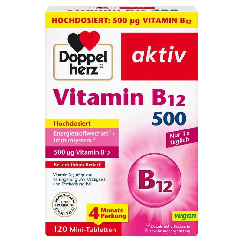 Doppelherz aktiv Vitamin B12 500 120 St Tabletten