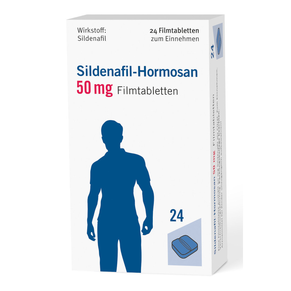 Sildenafil-Hormosan 50mg 24 St Filmtabletten