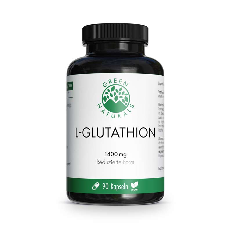 GREEN NATURALS L-GLUTATHION 1400 mg 90 St Kapseln