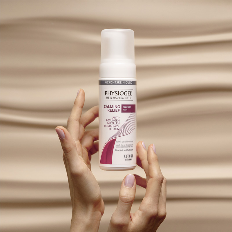 PHYSIOGEL CALMING RELIEF ANTI-RÖTUNGEN MIZELLEN REINIGUNGSSCHAUM 150 ml Schaum