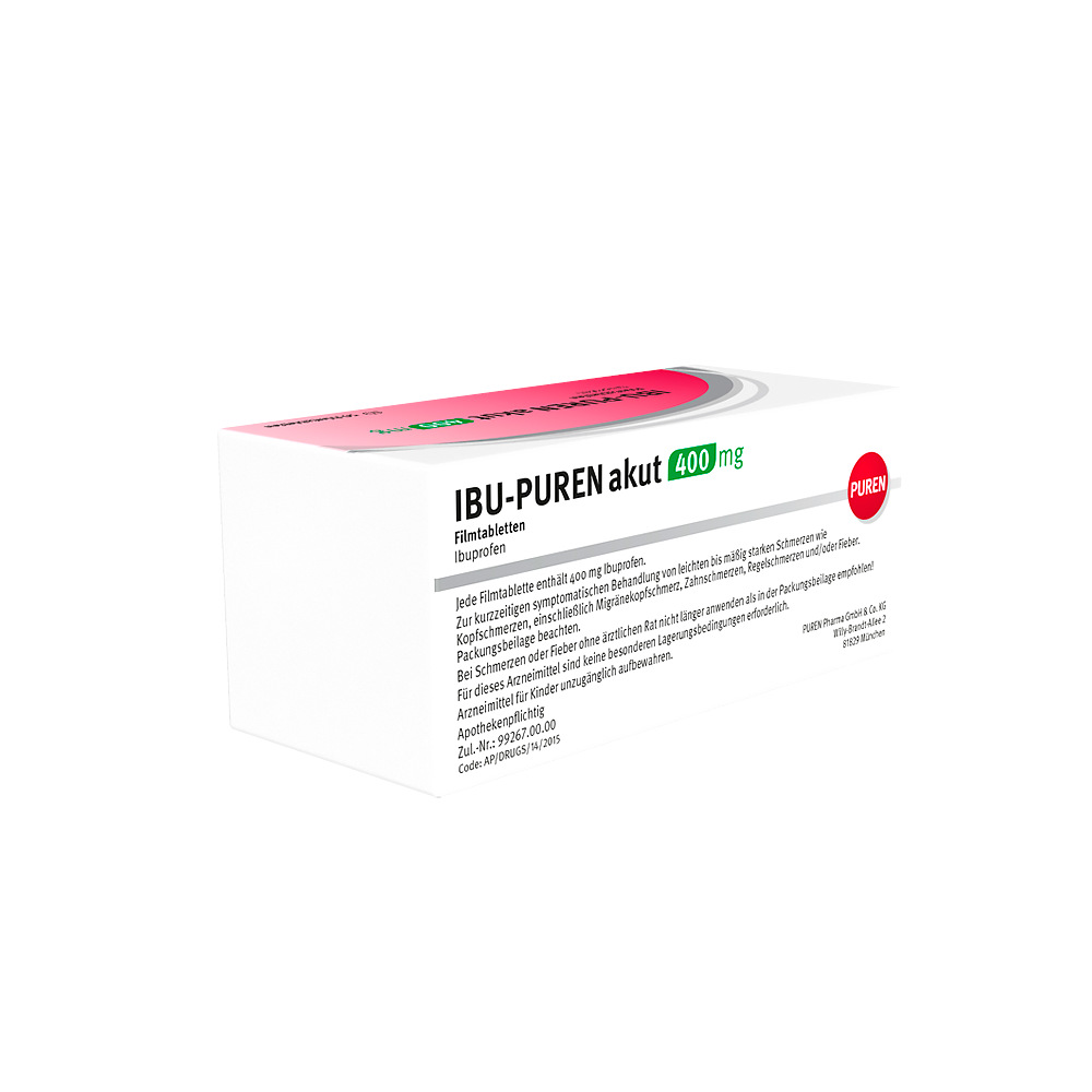 IBU-PUREN akut 400mg 50 St Filmtabletten