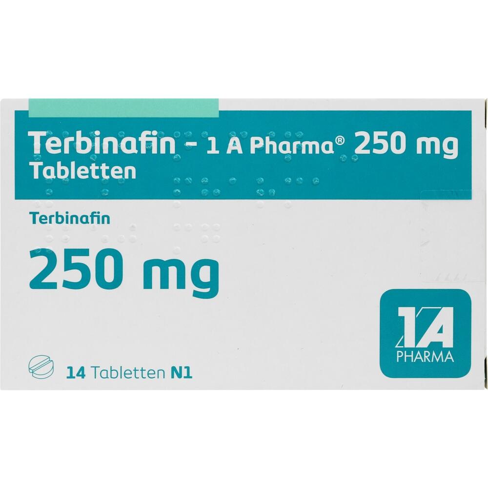 Terbinafin-1 A Pharma 250mg 14 St Tabletten