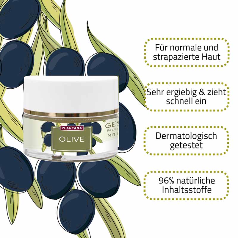 PLANTANA Gesichtscreme Olive 50 ml Creme