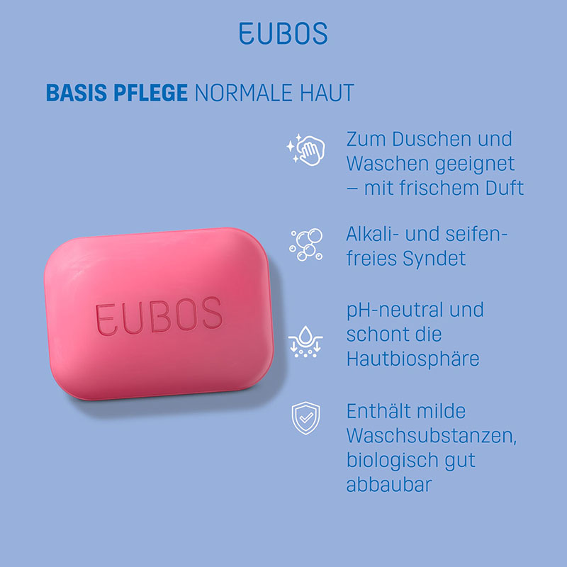 Eubos Seifenstück rot 125 g Seife
