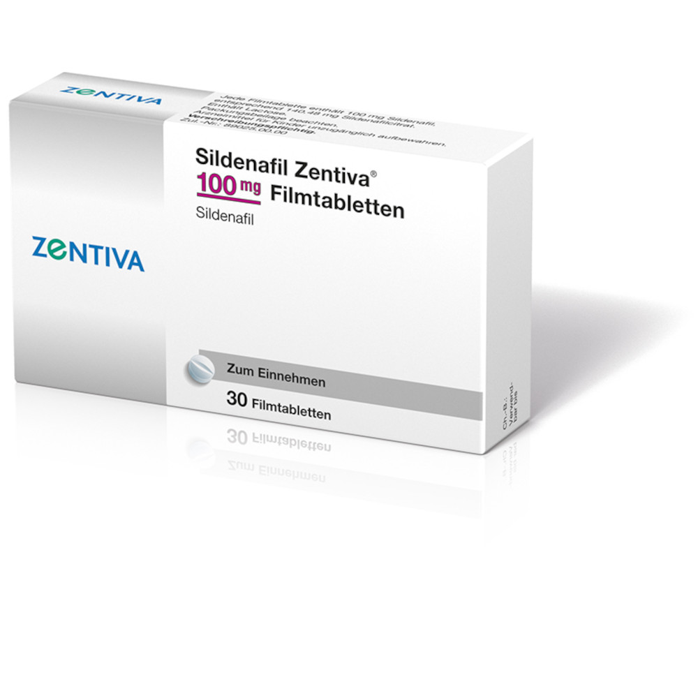 SILDENAFIL Zentiva 100 mg Filmtabletten 30 St Filmtabletten
