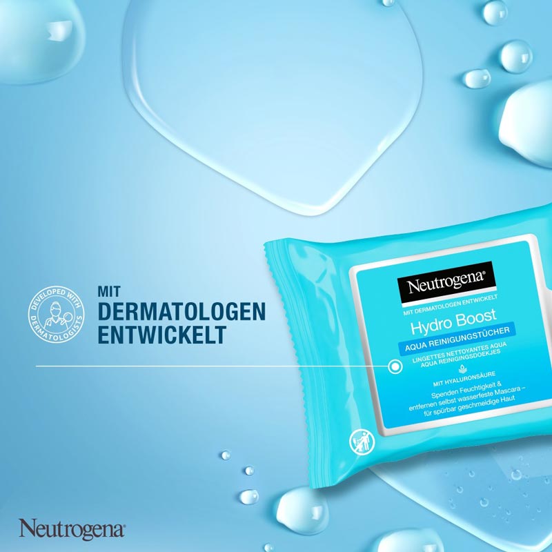 Neutrogena Hydro Boost Aqua Reinigungstücher 25 St. 25 St Tücher