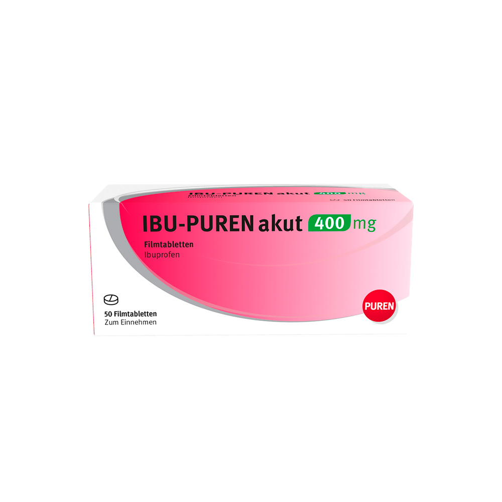 IBU-PUREN akut 400mg 50 St Filmtabletten