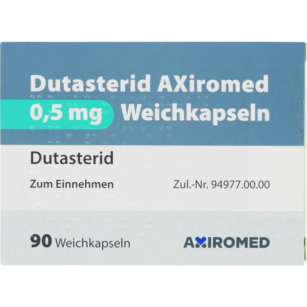Dutasterid AXiromed 0,5mg 90 St Weichkapseln