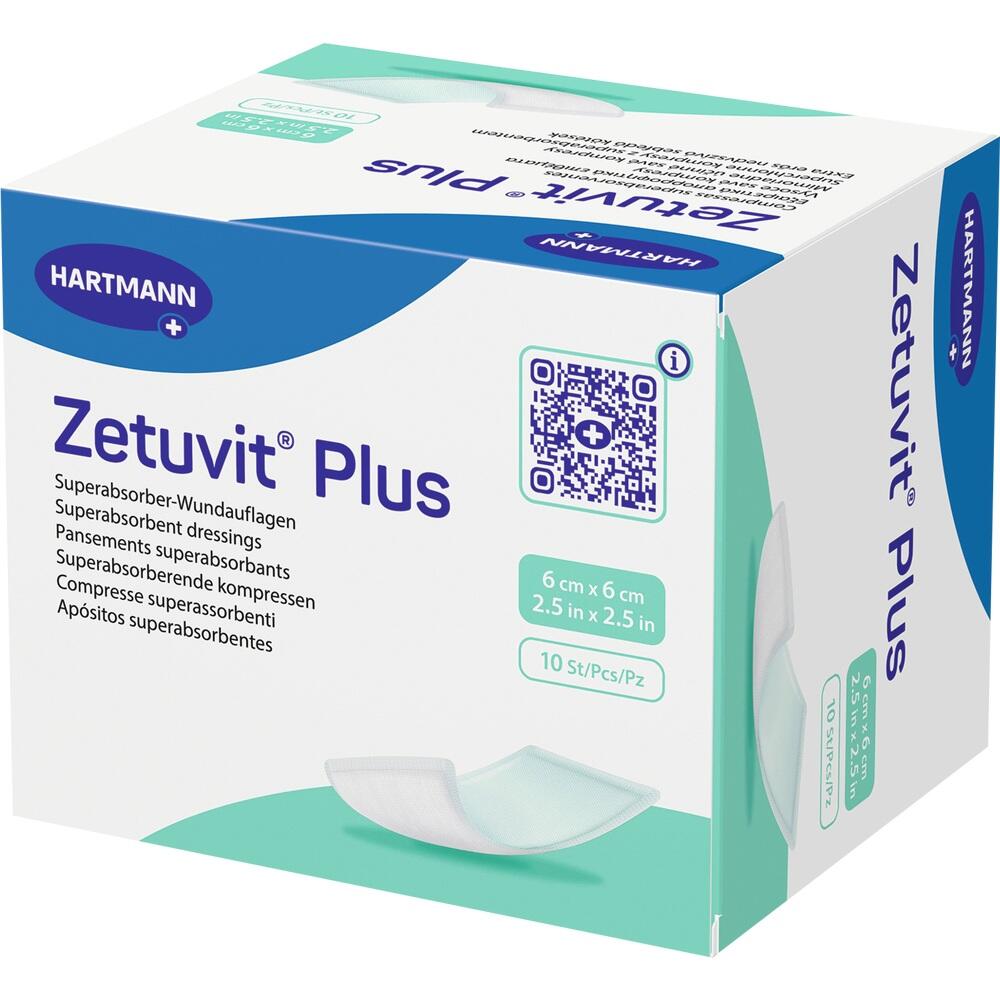 Zetuvit Plus 6x6 cm 10 St Verband