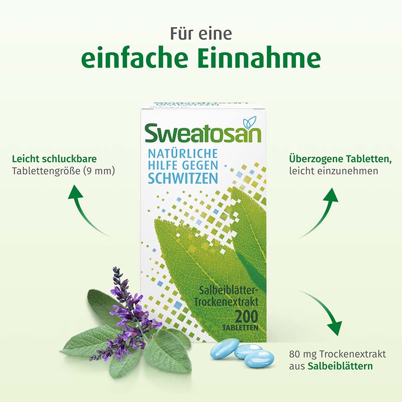 Sweatosan 200 St Überzogene Tabletten