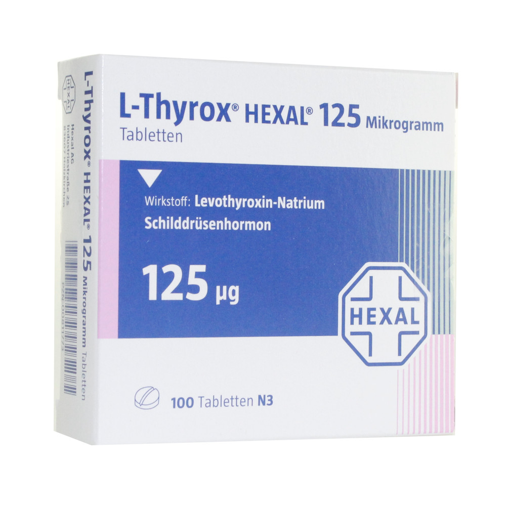L-Thyrox HEXAL 125 100 St Tabletten