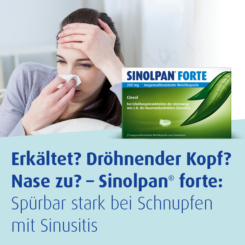 SINOLPAN FORTE 200 mg 21 St Magensaftresistente Weichkapseln