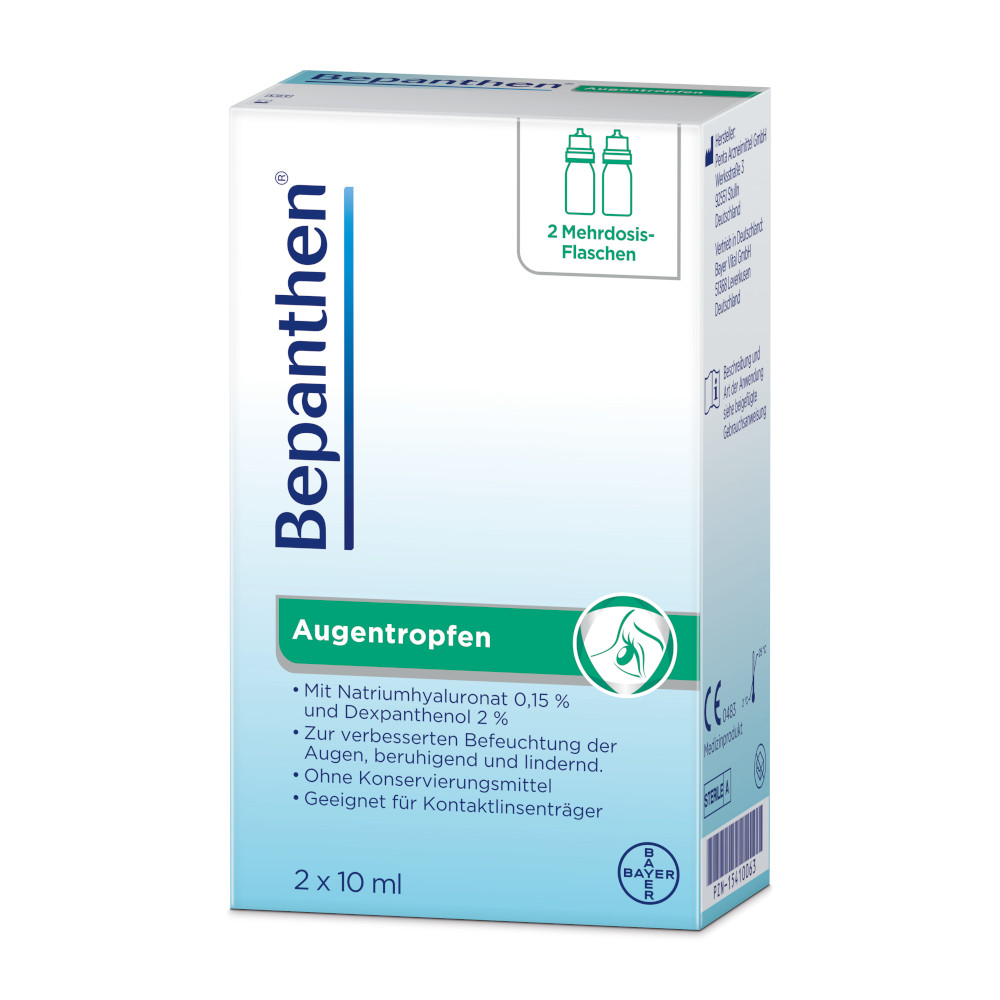 Bepanthen Augentropfen 2X10 ml Augentropfen