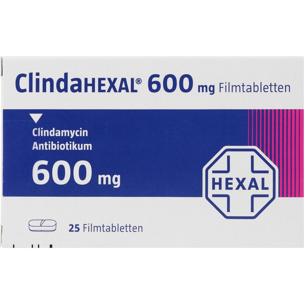 ClindaHEXAL 600 mg 25 St Filmtabletten