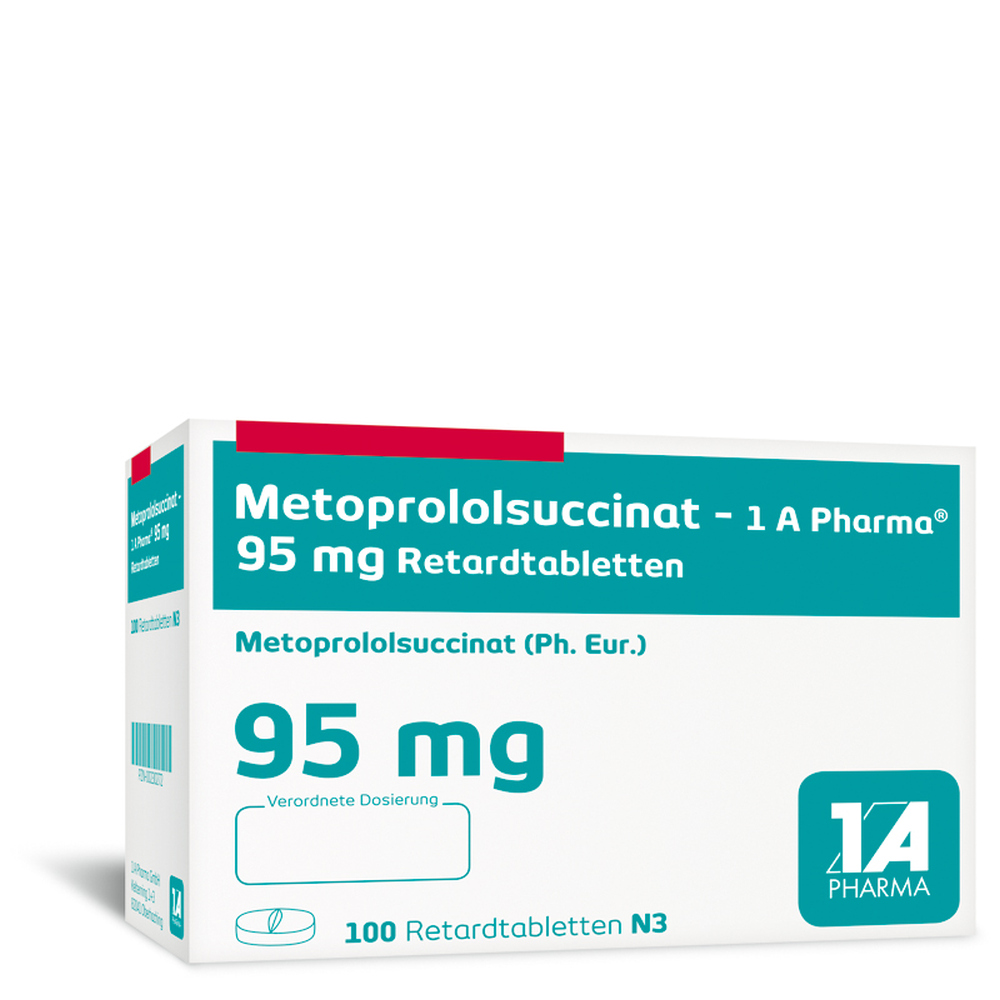Metoprololsuccinat-1 A Pharma 95mg 100 St Retard-Tabletten