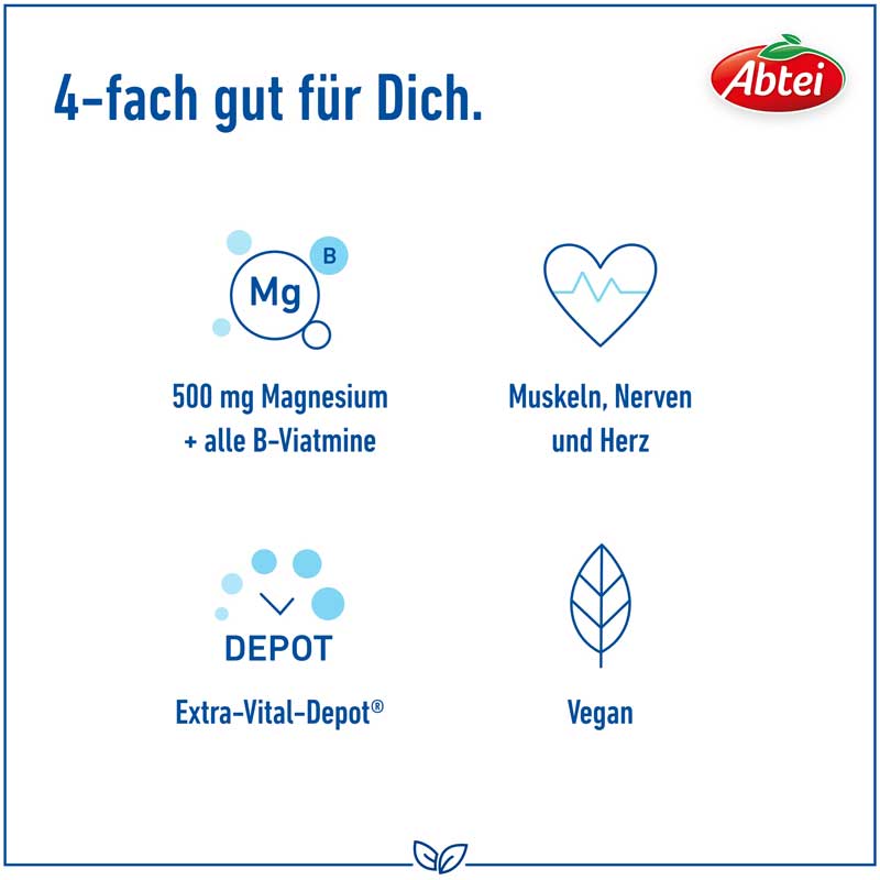 Abtei Magnesium 500 PLUS  42 St Tabletten