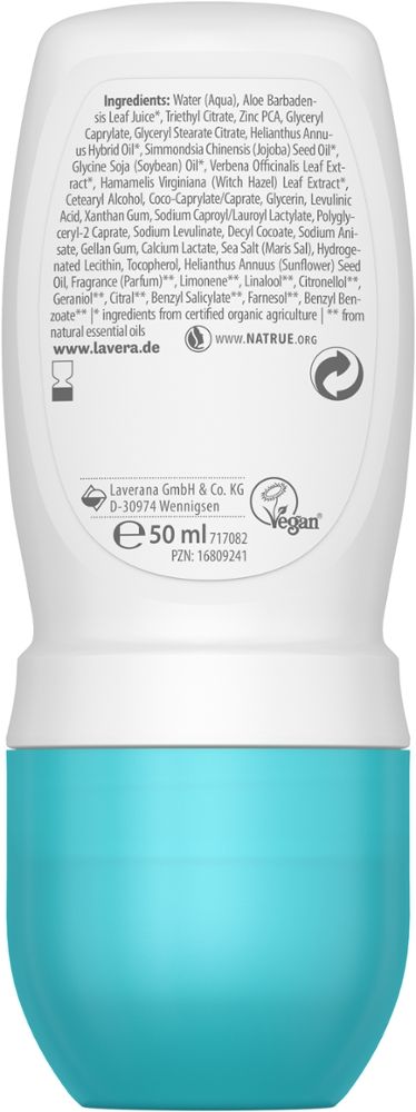 lavera Deodorant Roll-on Basis Sensitiv Natural  50 ml Körperpflege