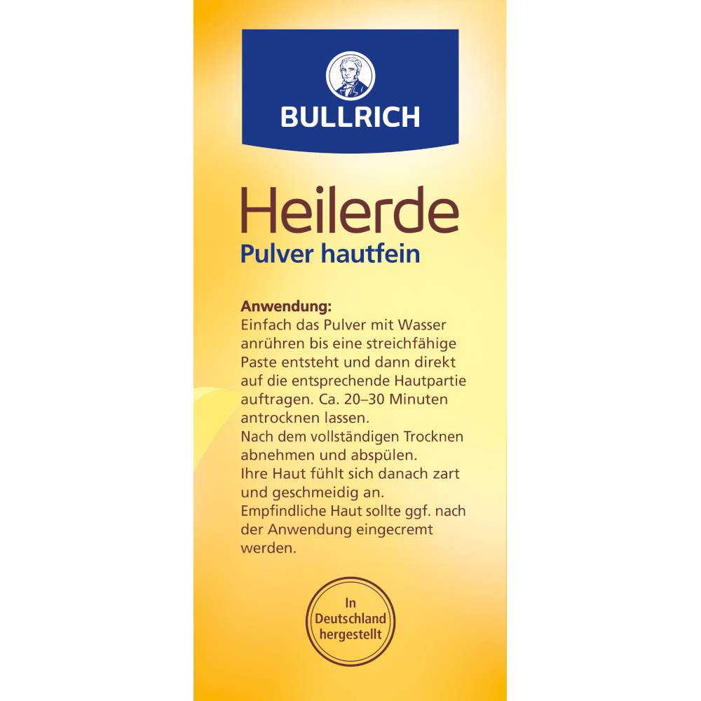 BULLRICH Heilerde Pulver hautfein 500 g Pulver