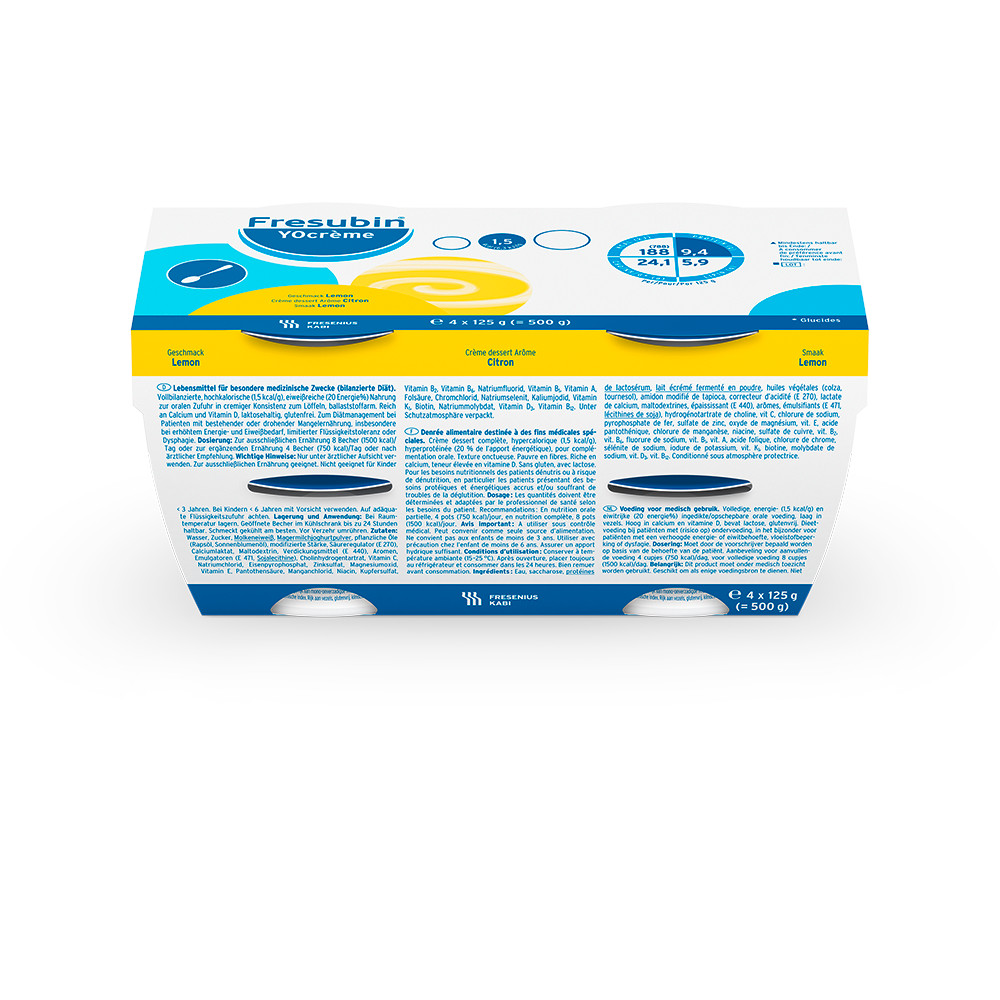 Fresubin YOcrème Lemon 24X125 g Creme