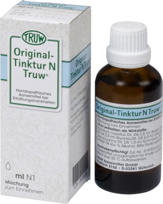 ORIGINAL TINKTUR N Truw Tropfen 100 ml Mischung