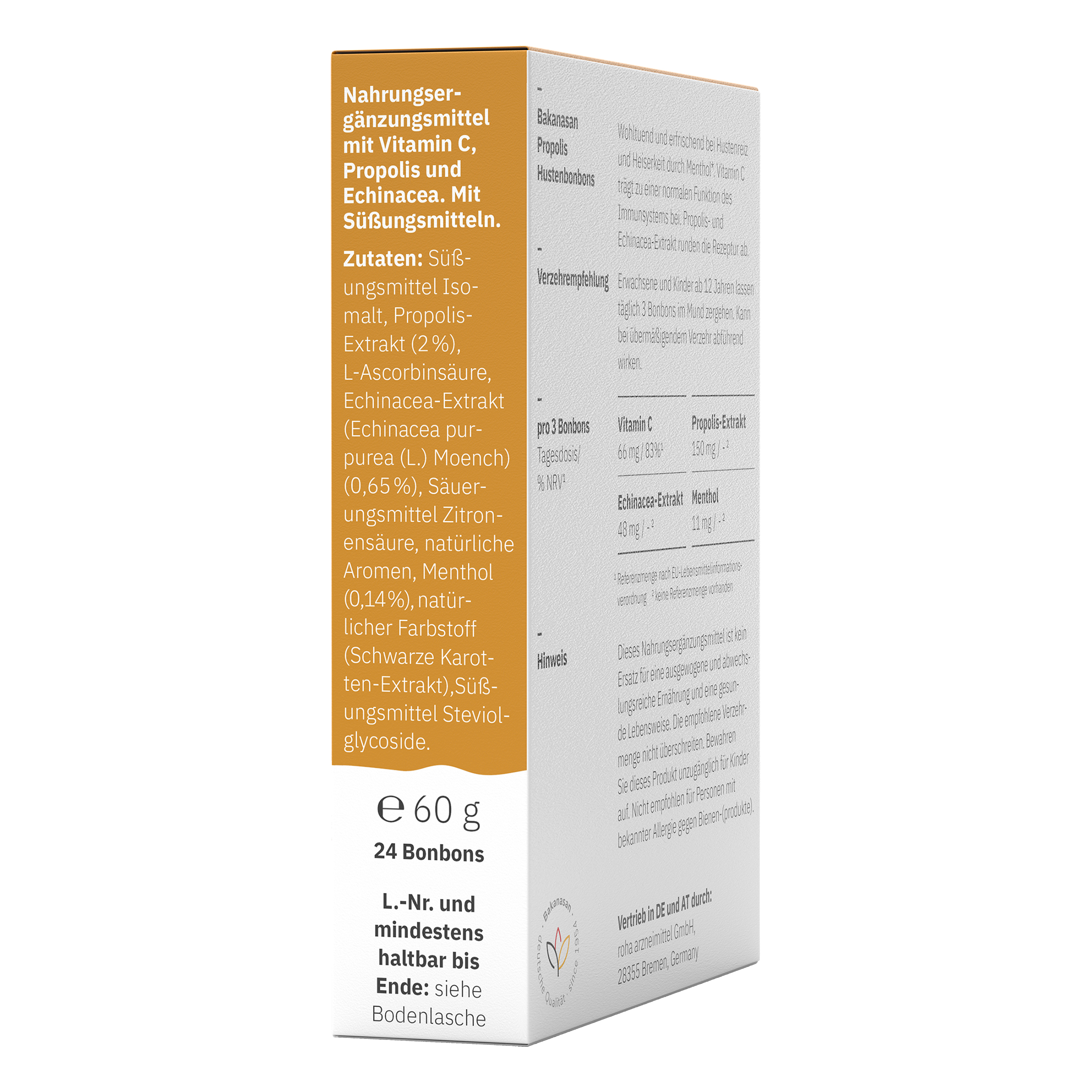 Bakanasan propolis Hustenbonbons 24 St Bonbons