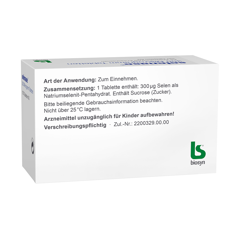 selenase 00 Mikrogramm Tabletten 100 St Tabletten