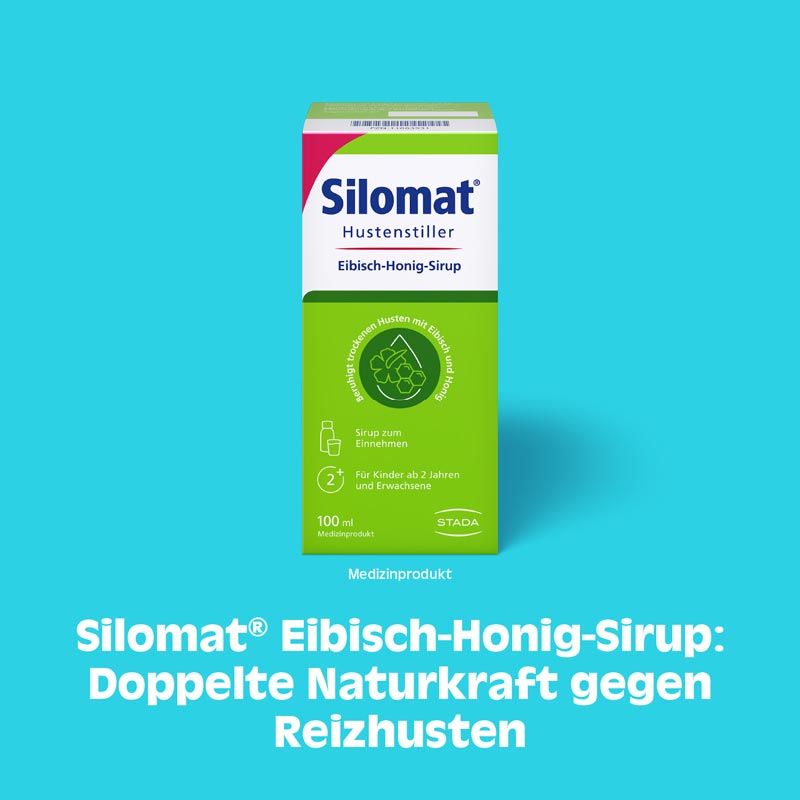 Silomat Hustenstiller Eibisch-Honig-Sirup  100 ml Sirup