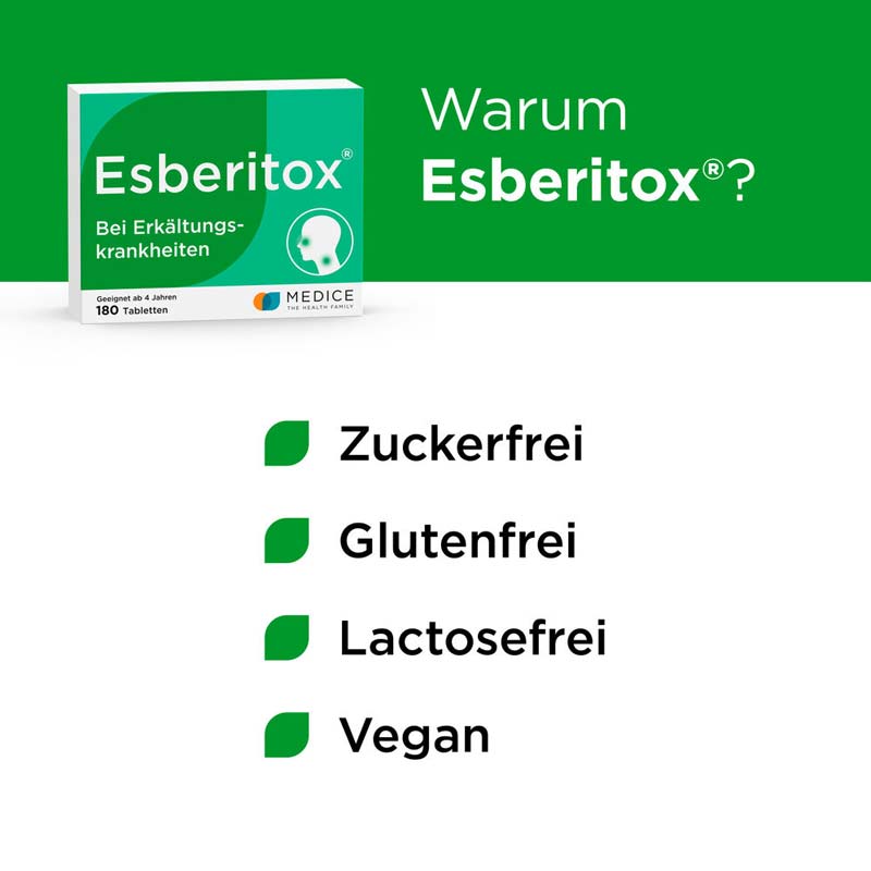 Esberitox Tabletten bei Erkältungskrankheiten  180 St Tabletten