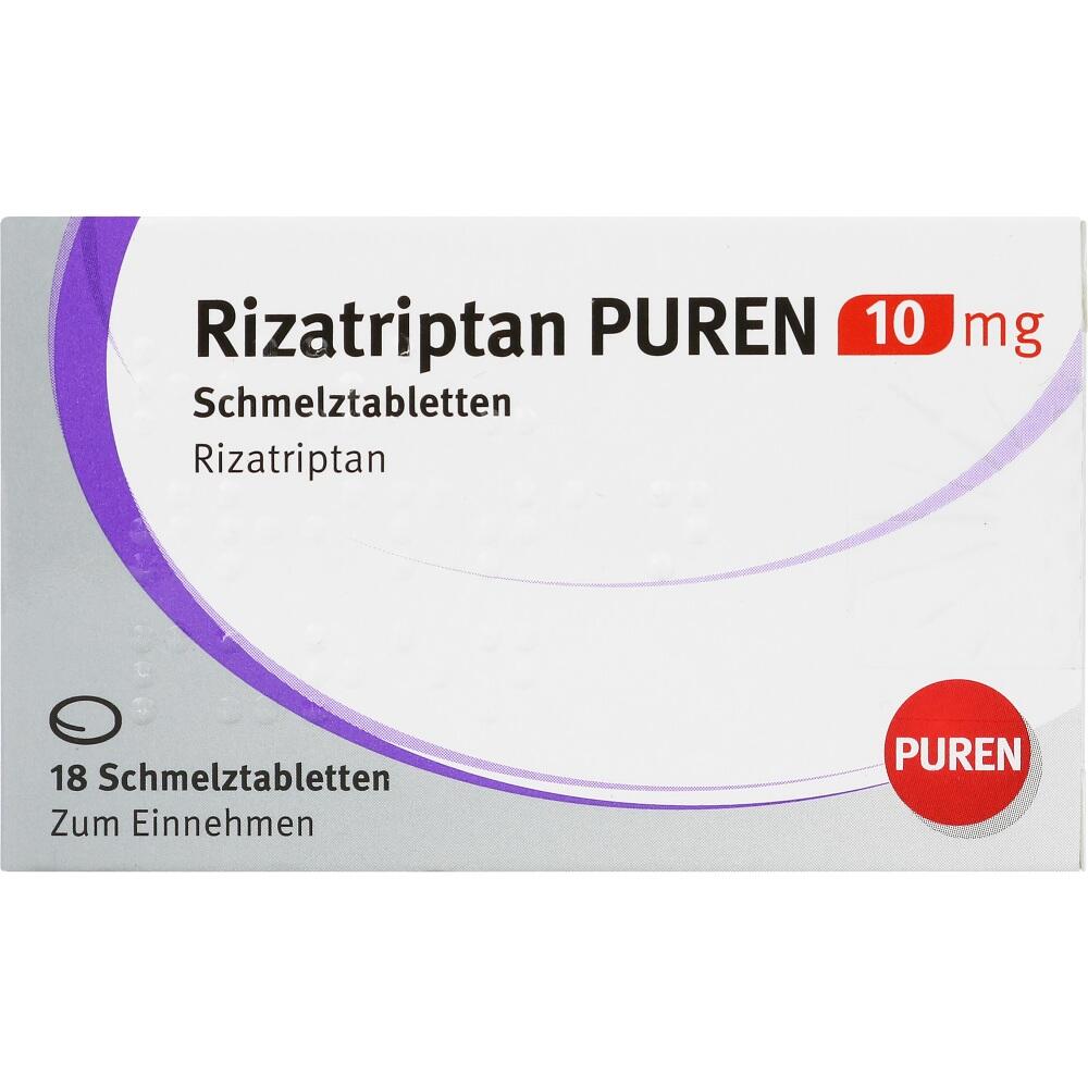 Rizatriptan PUREN 10 mg  18 St Schmelztabletten