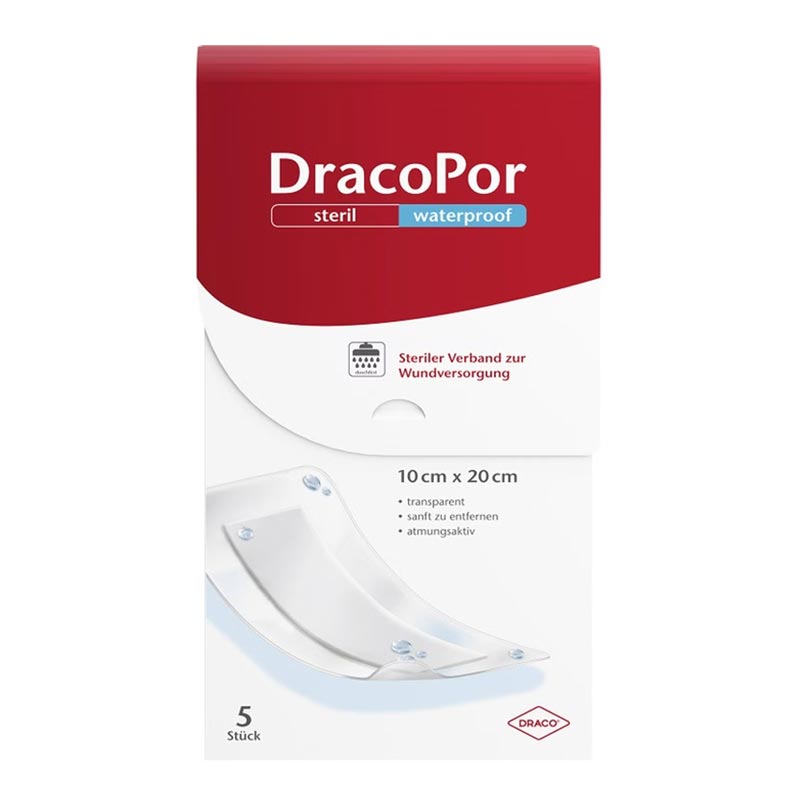 DracoPor steril waterproof 10 × 20 cm 5 St Verband