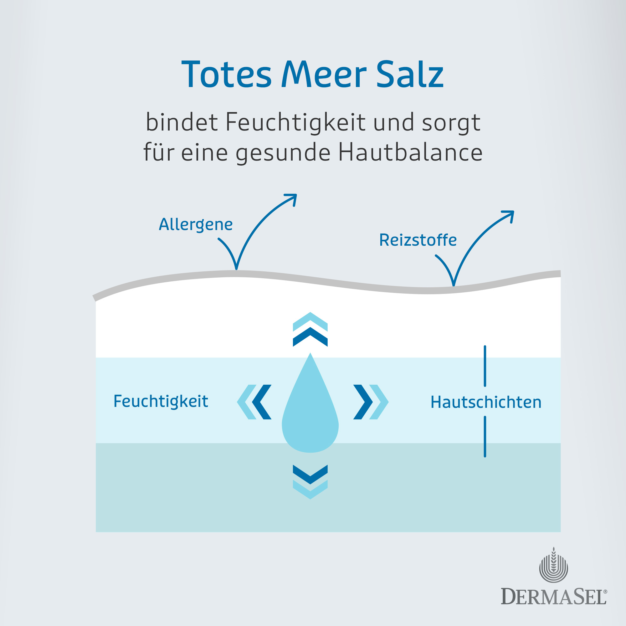 DERMASEL PUR - DAS ORIGINAL TOTES MEER BADESALZ 500 g Salz