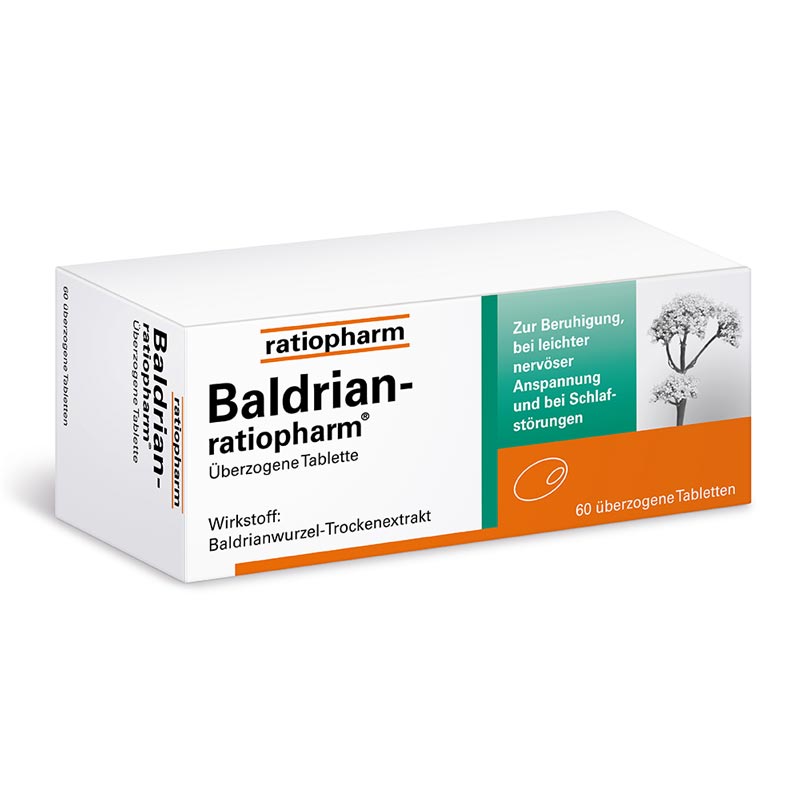 Baldrian-ratiopharm  60 St Überzogene Tabletten